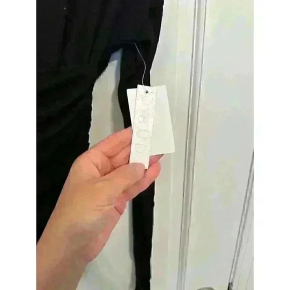 Abound Black Ruched Long Sleeve Bodysuit‎ size XS NWT - Picture 3 of 4